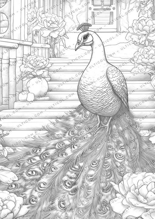 peacock coloring