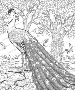 peacock coloring