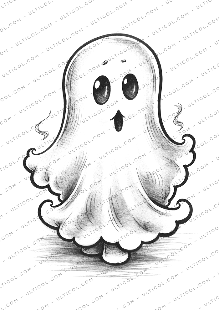 Ghost Coloring Book