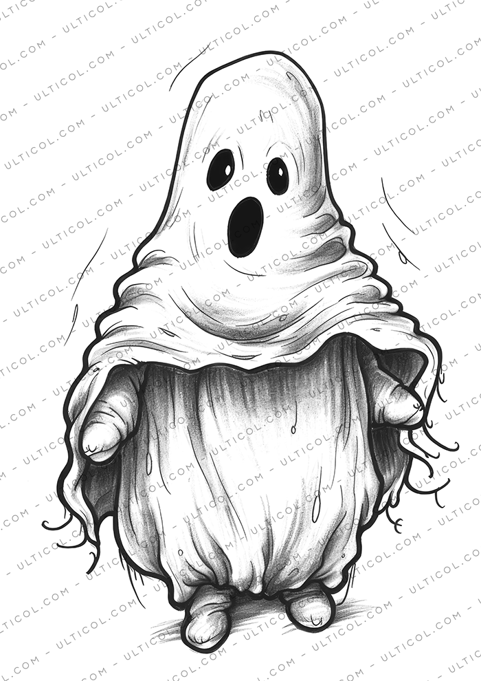 Ghost Coloring Book