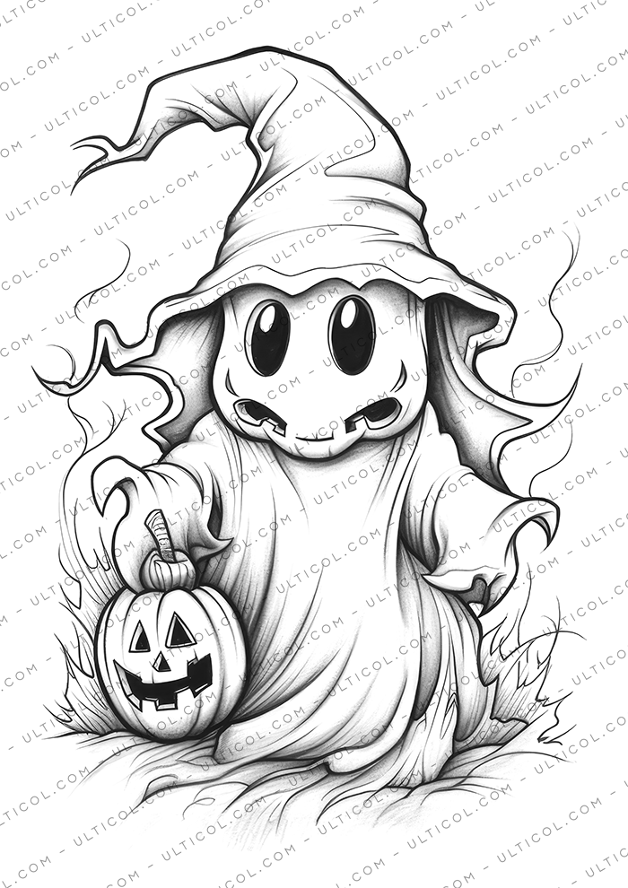Ghost Coloring Book