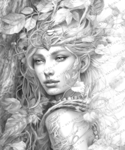 Forest Elves Coloring Pages