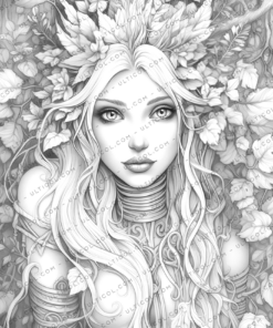 Forest Elves Coloring Pages