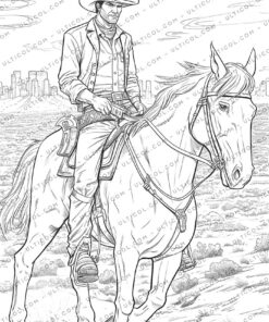 Cowboy Coloring