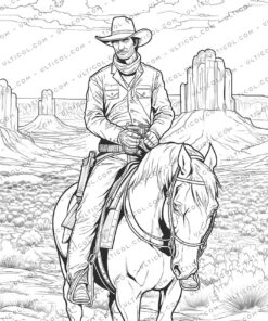 Cowboy Coloring