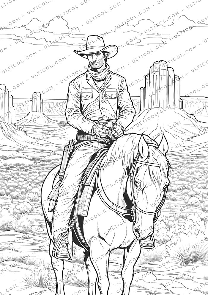 Cowboy Coloring