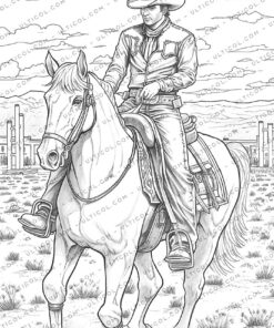 Cowboy Coloring
