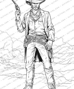 Cowboy Coloring