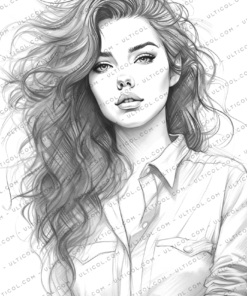 Pretty Girl Coloring Pages