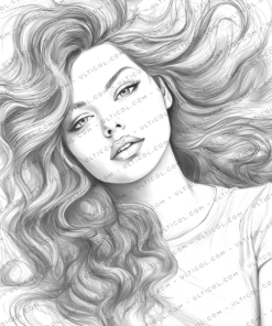 Pretty Girl Coloring Pages