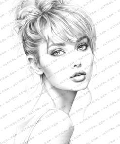Pretty Girl Coloring Pages