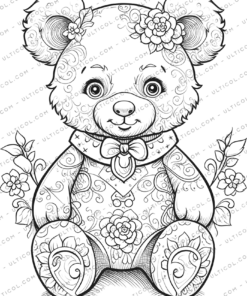 Teddy Bear Coloring Pages