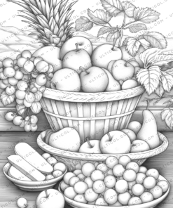 Fruit Basket Coloring