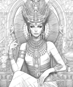 Egyptian Queen Coloring Pages