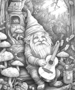 Gnome Melody Coloring