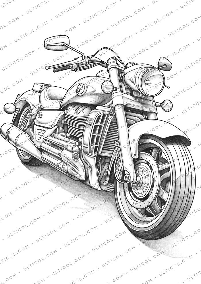 Motorcycle Coloring