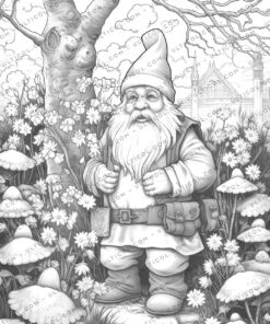 Spring gnome Coloring