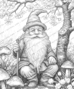 Spring gnome Coloring