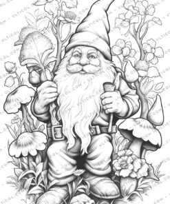 Spring gnome Coloring