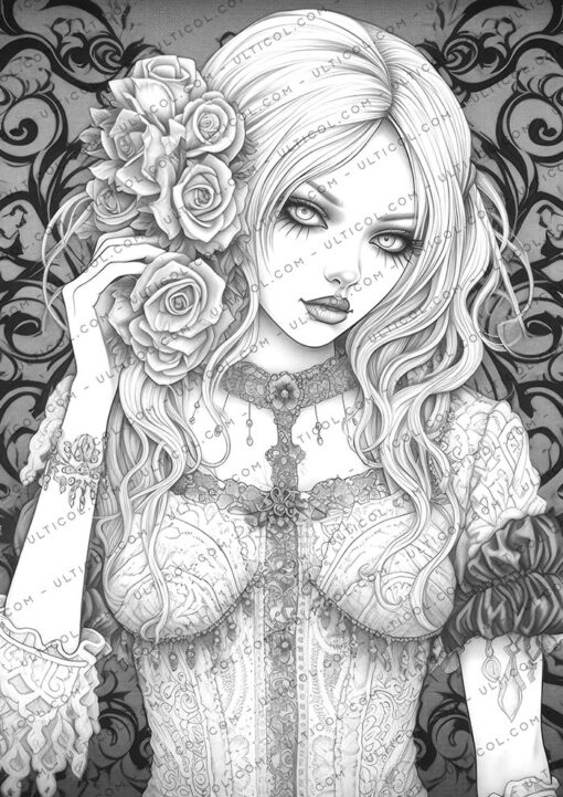 Gothic Beauty Coloring