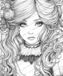 Gothic Beauty Coloring