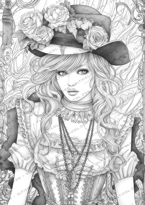 Gothic Beauty Coloring