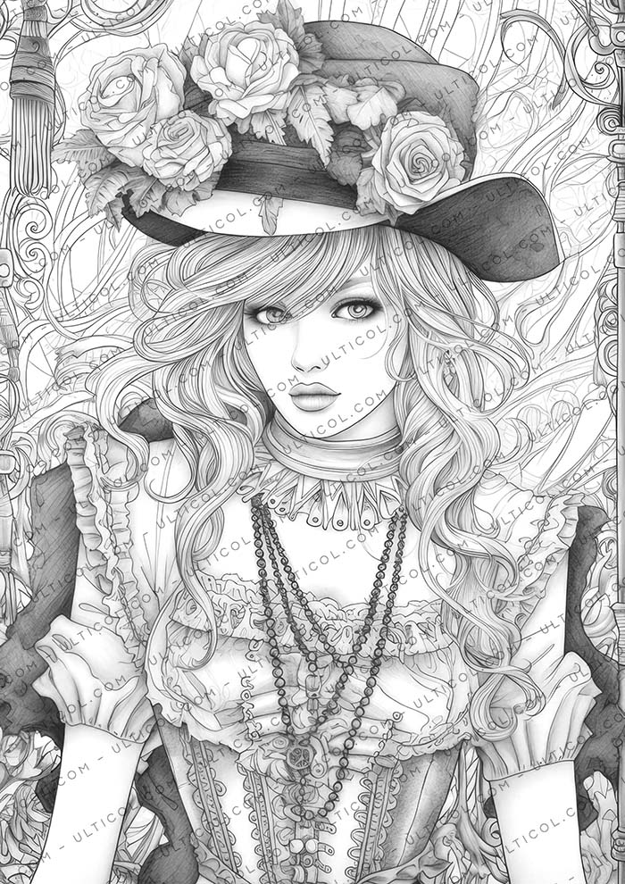 Gothic Beauty Coloring