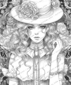 Gothic Beauty Coloring