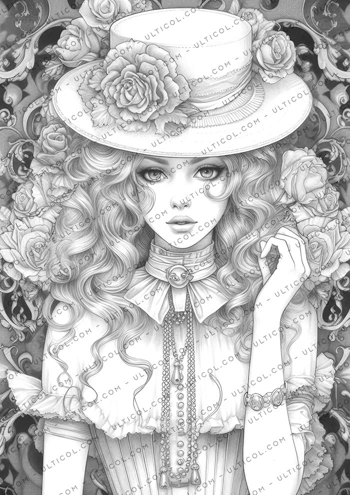 Gothic Beauty Coloring