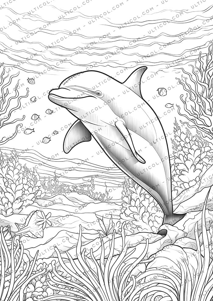 Dolphin Coloring