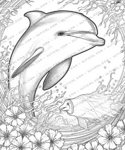Dolphin Coloring