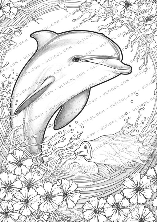 Dolphin Coloring