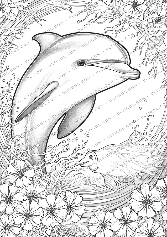 Dolphin Coloring