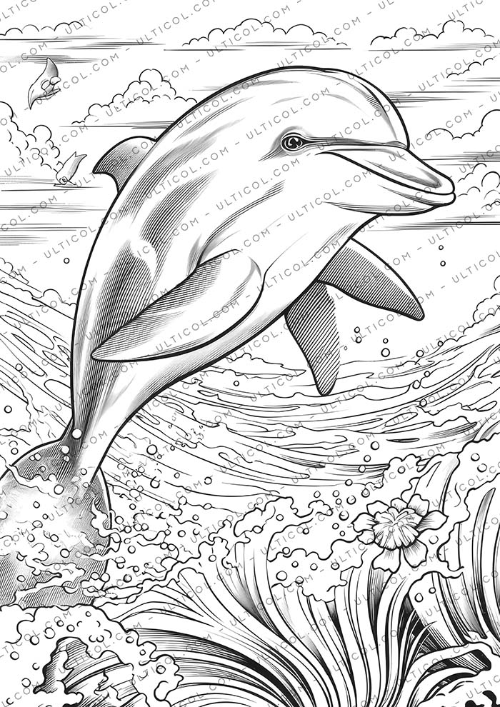 Dolphin Coloring