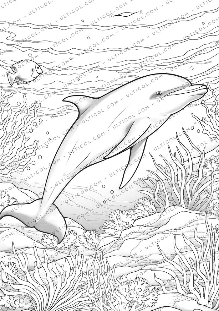 Dolphin Coloring