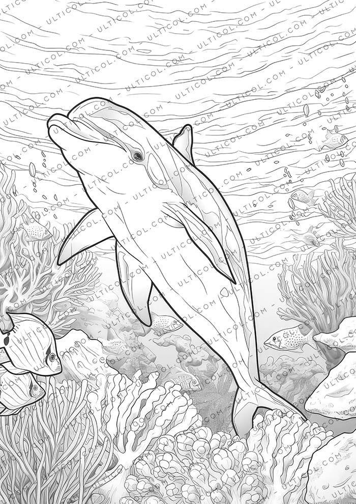 Dolphin Coloring