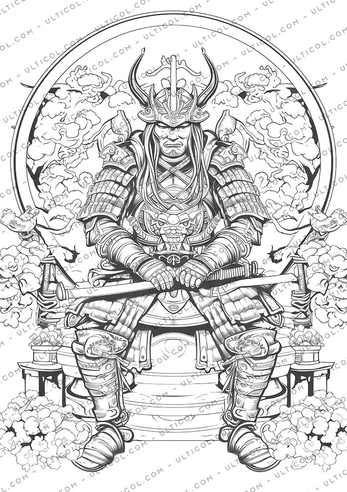 Samurai Coloring
