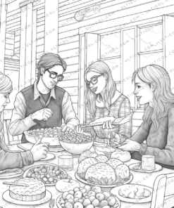 Thanksgiving Day Coloring