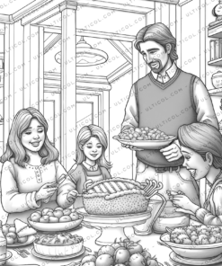 Thanksgiving Day Coloring