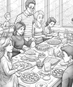 Thanksgiving Day Coloring