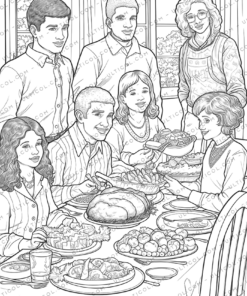 Thanksgiving Day Coloring