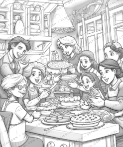 Thanksgiving Day Coloring