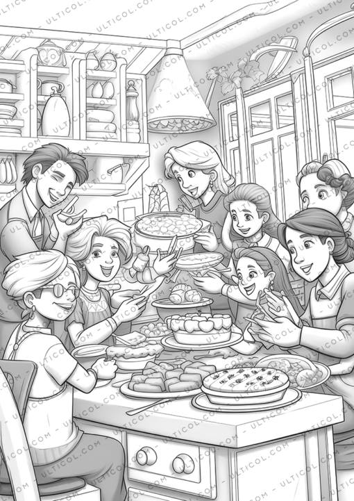Thanksgiving Day Coloring