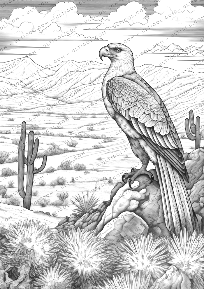 Desert Animals Coloring