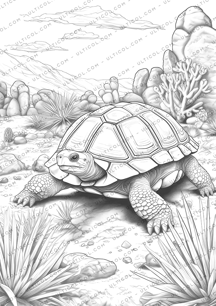 Desert Animals Coloring