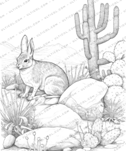 Desert Animals Coloring