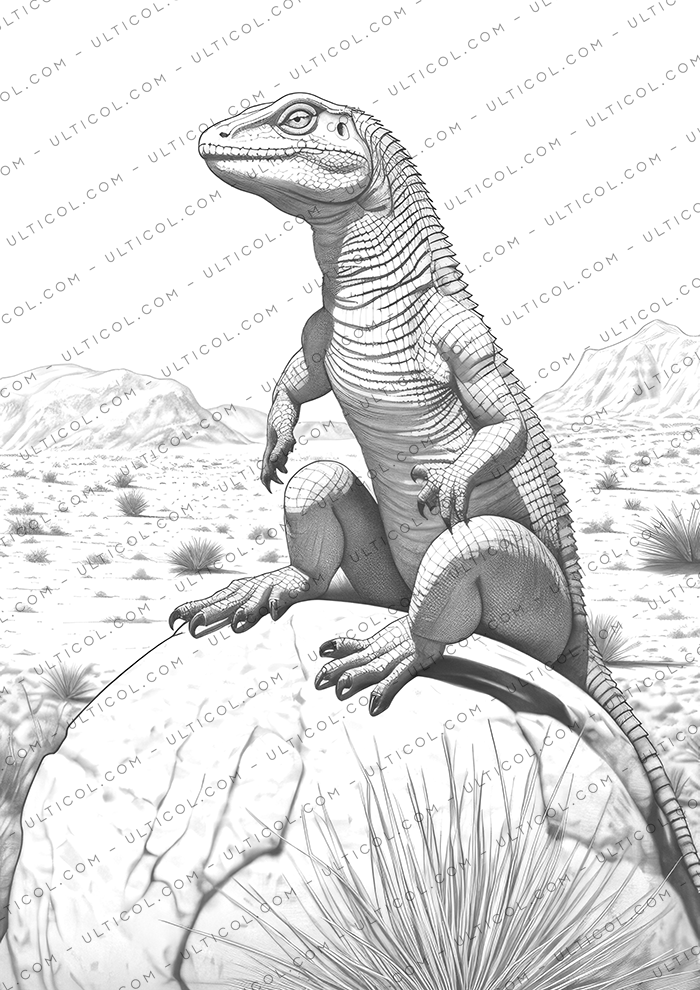 Desert Animals Coloring