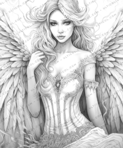 Angel Coloring Book