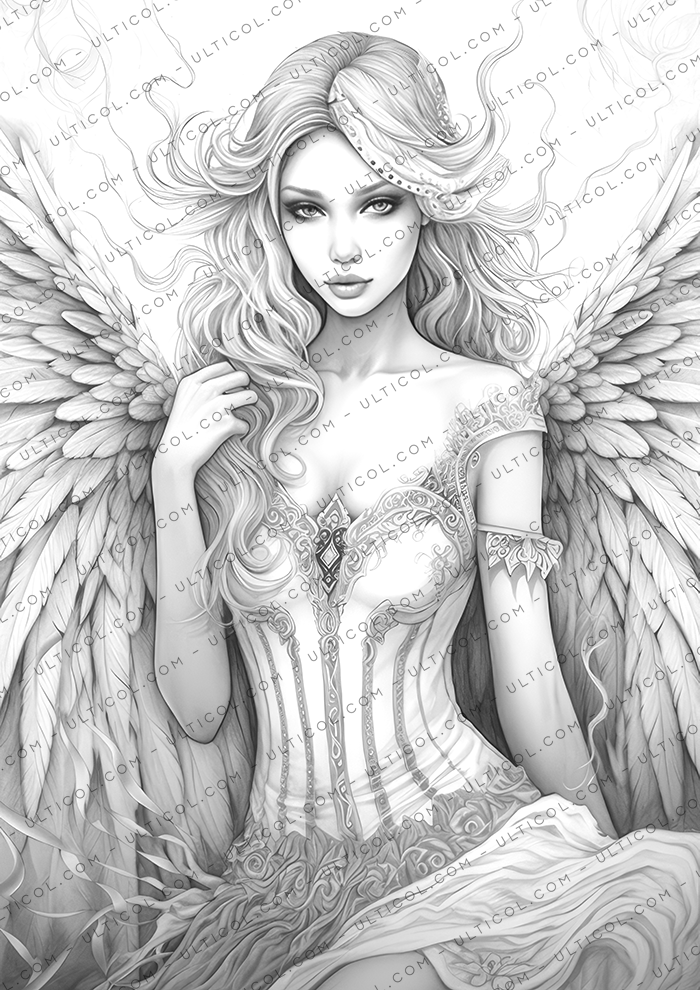 Angel Coloring Book