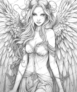 Angel Coloring Book